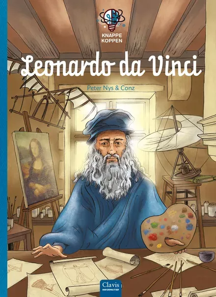 Cover van boek Knappe koppen: Leonardo da Vinci 