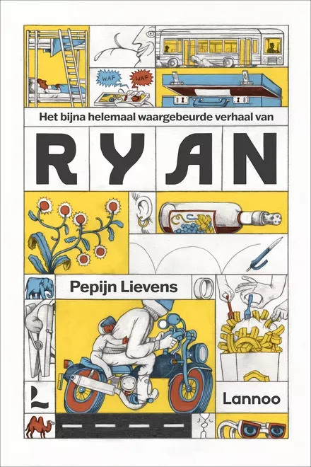 Cover van boek Het bijna helamaal waargebeurde verhaal van Ryan