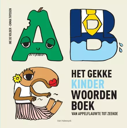 Cover van boek Het gekke kinderwoordenboek