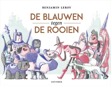 Cover van boek De Blauwen tegen de Rooien