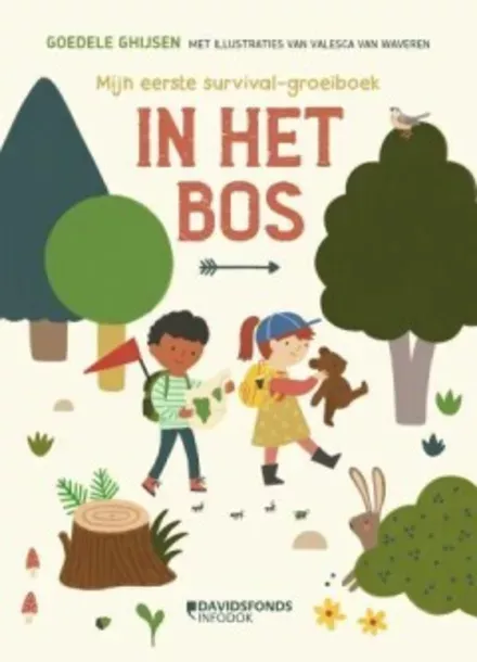 Cover van boek Mijn eerste survivalgroeiboek – In het bos