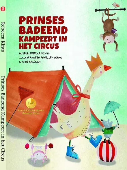 Cover van boek Prinses Badeend Kampeert in het Circus