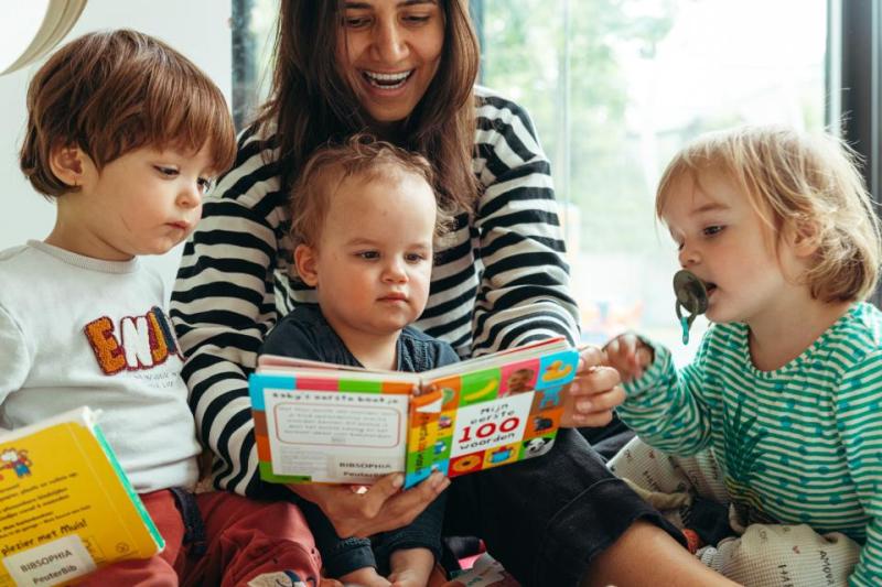 Voorlezen in de crèche