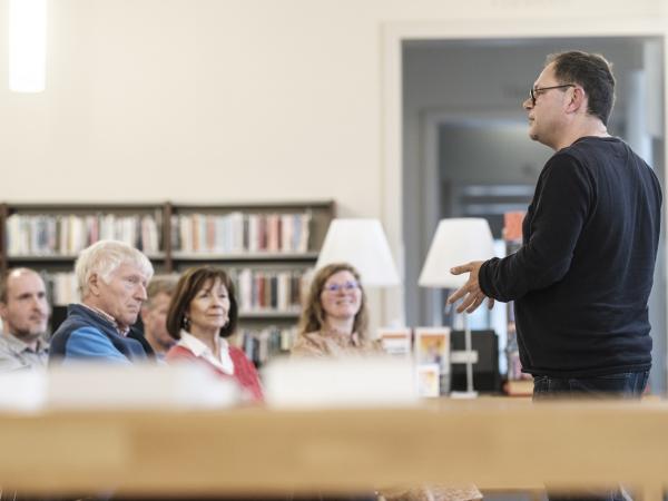 Tom Naegels in de bib van Blankenberge